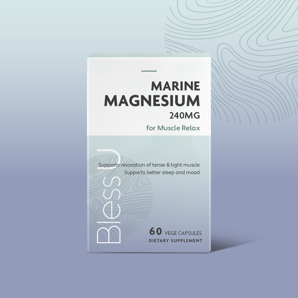 블레스유 해조 마그네슘 240mg + 엔조제놀 60 베지캡슐